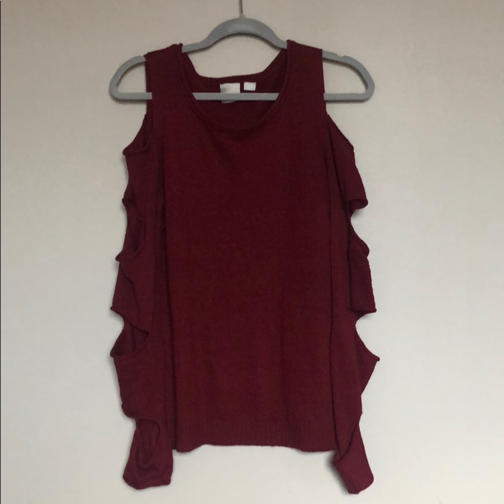 Burgundy sweater